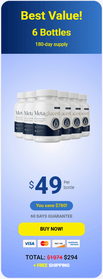 Buy Metaglucent 6 Bottle